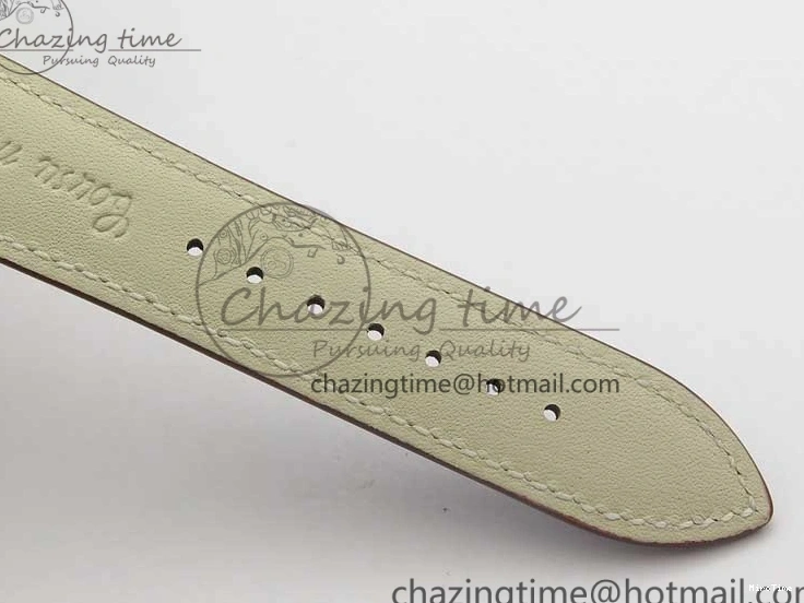 MIROTIME 0323 Calatrava 5524R Pilot Travel Time RG GRF Brown Dial on Brown Leather Strap MIYOTA TopPick 7155